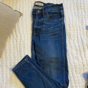 Madewell high rise skinny jeans